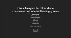 Desktop Screenshot of globe-energy.com